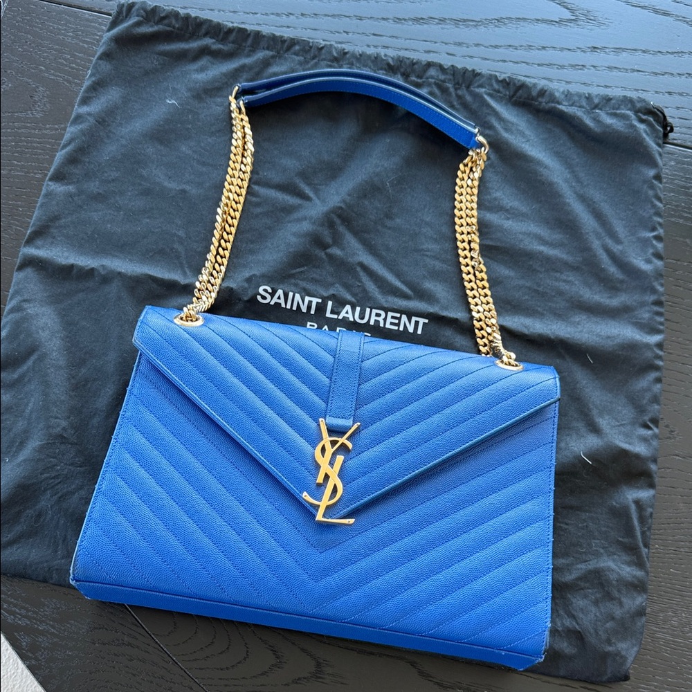 Saint Laurent Monogram Envelope Chain Bag
